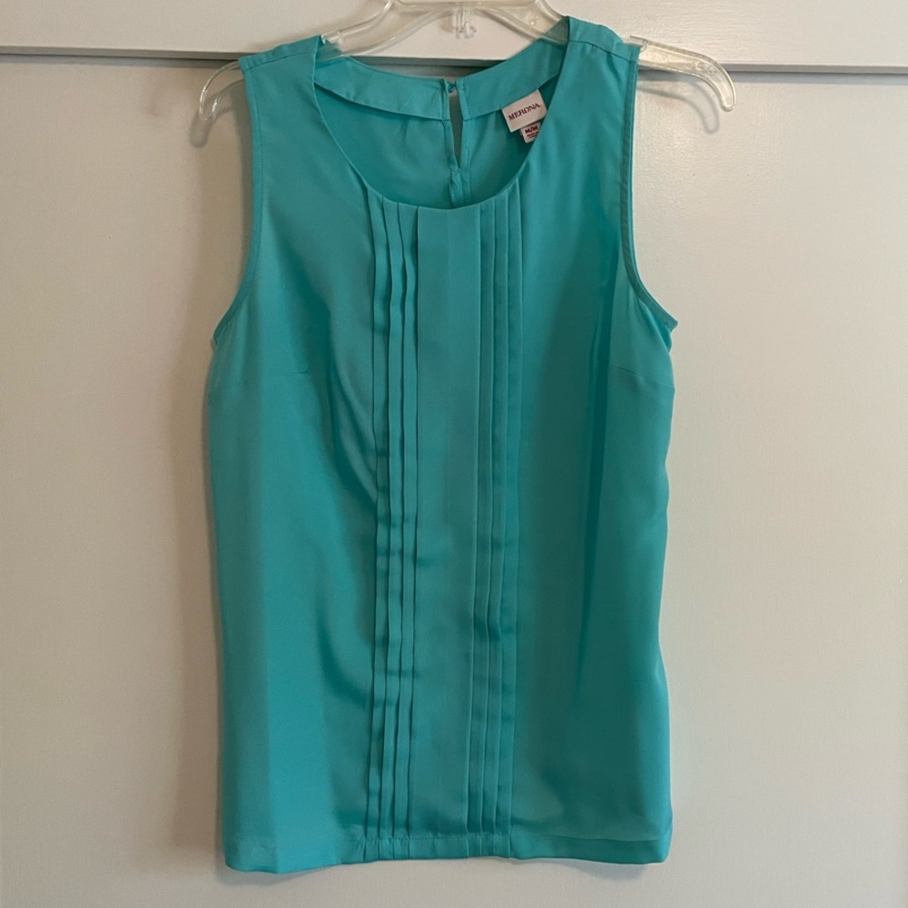 Women's Sleeveless Top in Teal